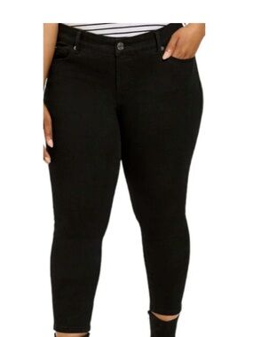 Torrid Perfect Skinny Ankle Mid Rise Black Stretch Jean Women’s sz 20 Tall NWT